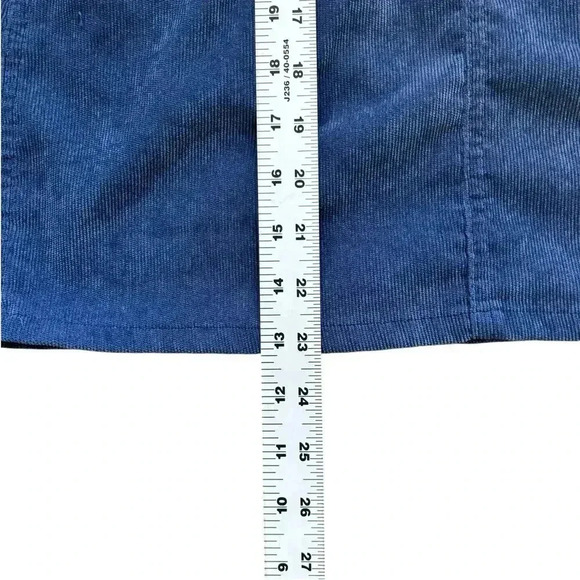 UNIQ Always On Time Blue Corduroy Overall Dress Size M - Picture 8 of 12